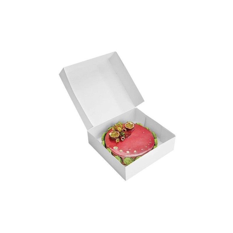 BOITE A TARTE CARTON BLANC
