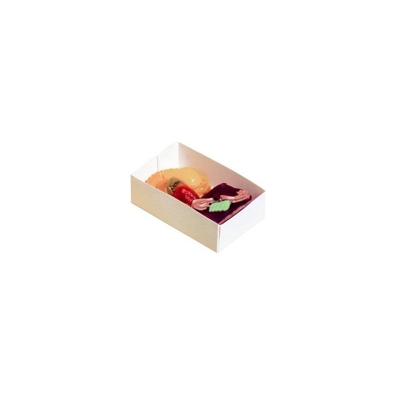 BOITE PETITS FOURS CARTON BLANC