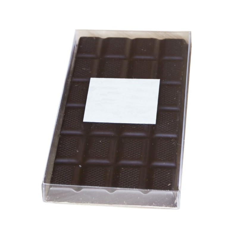 BOITE POUR TABLETTE A CHOCHOLAT PVC - 160x78xht15 mm (Lot de 100)