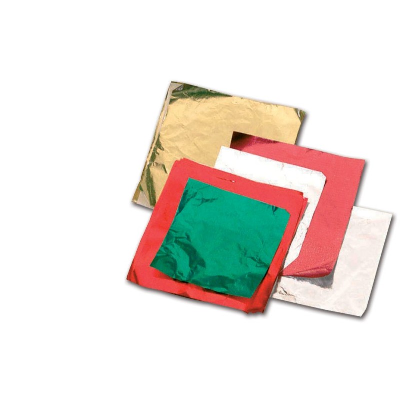 CARRE PAPIER METALLISE POUR BONBON