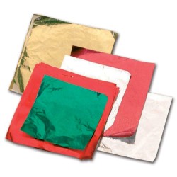 CARRE PAPIER METALLISE POUR BONBON