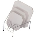 SUPPORT CHROME POUR CARRES RAINES