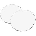 ROND FESTONNE CARTON BLANC