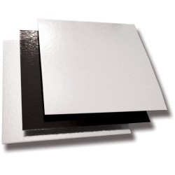 CARRE CARTON BLANC/NOIR