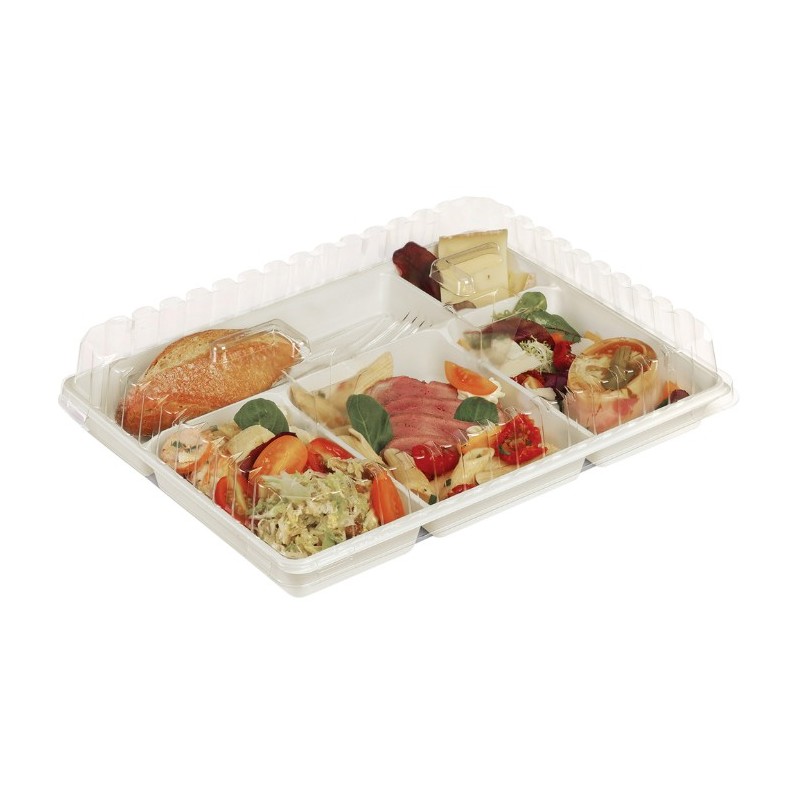 PLATEAU REPAS 5 COMPARTIMENTS