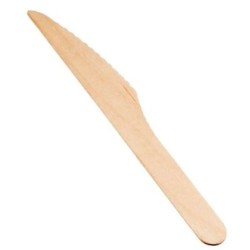 COUTEAU EN BOIS - Lg 160 mm (Lot de 50)