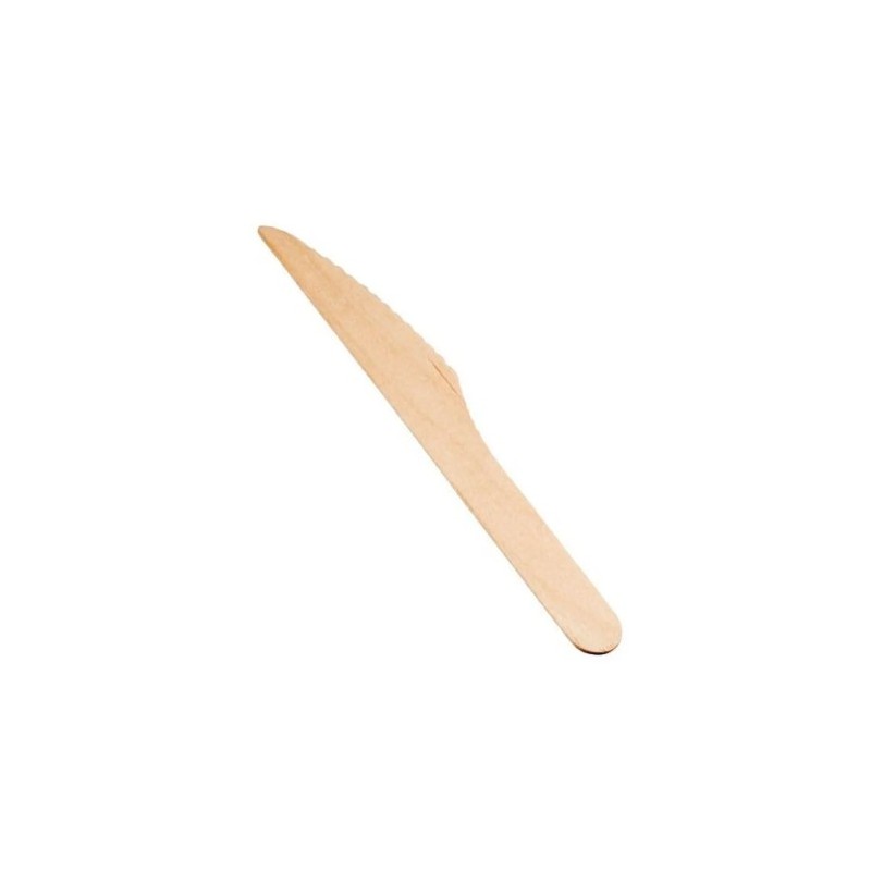 COUTEAU EN BOIS - Lg 160 mm (Lot de 50)