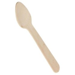 CUILLIERE EN BOIS - Lg 110 mm (Lot de 100)