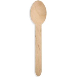 CUILLIERE EN BOIS - Lg 160 mm (Lot de 50)