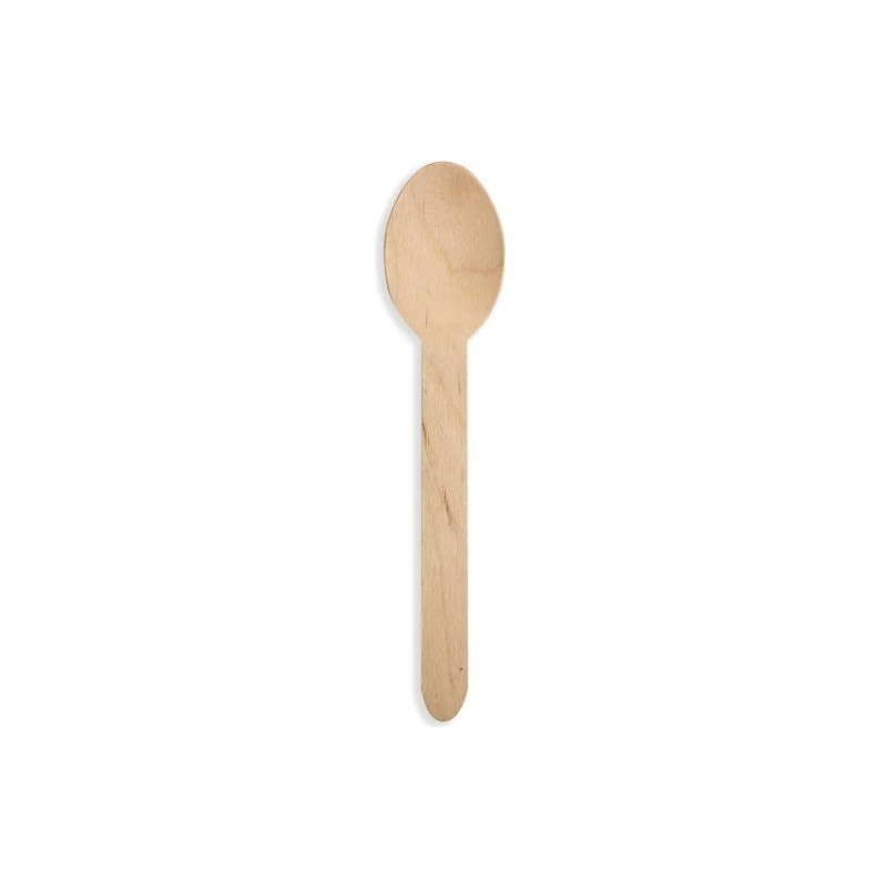 CUILLIERE EN BOIS - Lg 160 mm (Lot de 50)