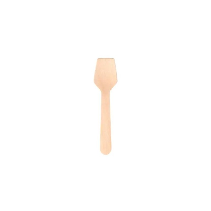 MINI CUILLIERE BOIS - Dim 95x25 mm (Lot de 100)