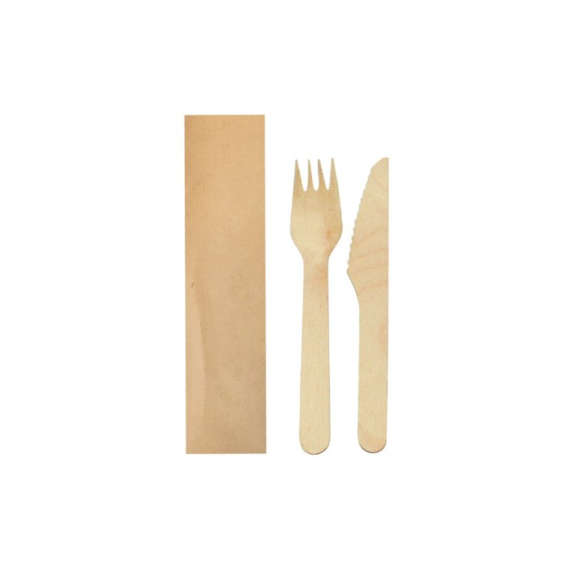 POCHETTE COUVERTS BOIS