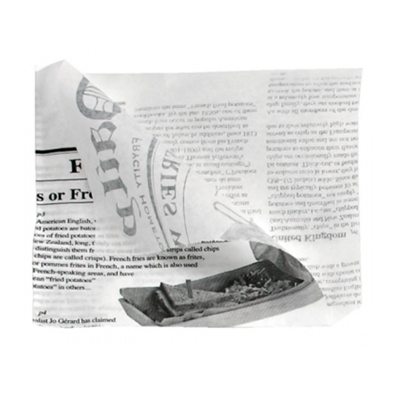 POCHETTE A FRITES "JOURNAL"