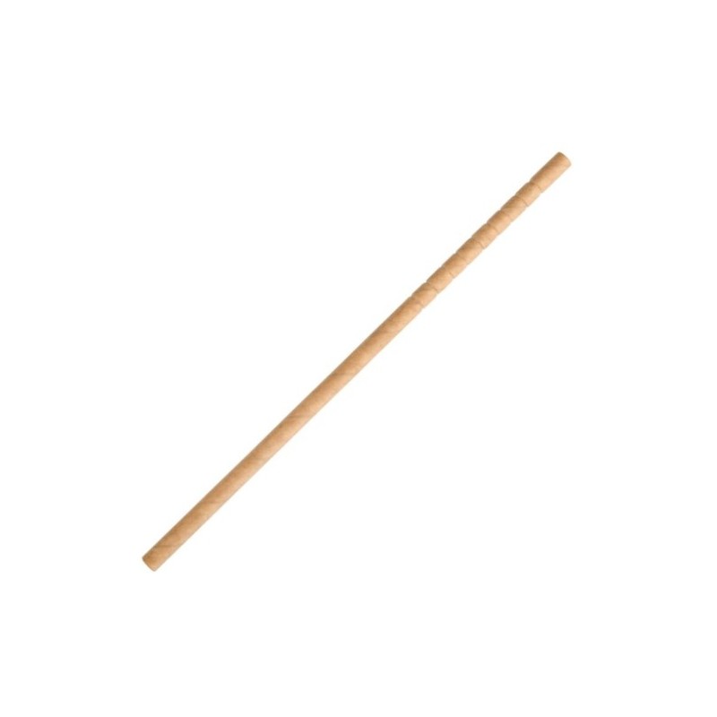PAILLE PAPIER KRAFT - Lg 200 mm (Lot de 250)