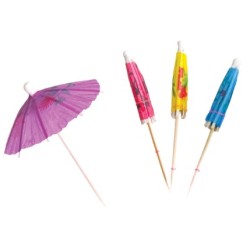 OMBRELLE PAPIER - Ht 90 mm (Lot de 144)