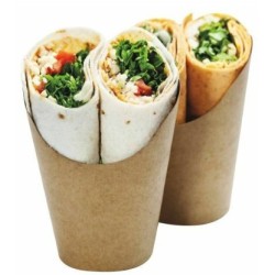 POT A WRAP CARTON KRAFT - Ø80xht120mm (Lot de 50)