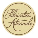ETIQUETTE ADHESIVE "Fabrication Artisanale" - Ø35 mm (x500)