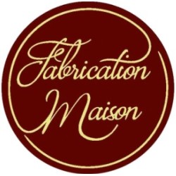 ETIQUETTE ADHESIVE "Fabrication Maison" - Ø35 mm (x500)