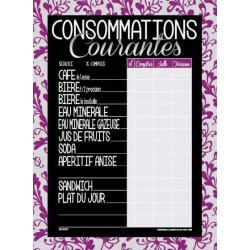 TARIF 300x400 mm Dentelle violet, Consommations courantes + fil nylon