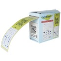 ETIQUETTES GARANTIE DE QUALITE 140X45 MM - rouleau de 250