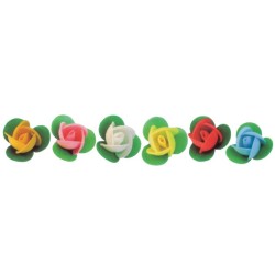 BOUTON DE ROSE ASSORTI AZYME - Ø 33 mm (x50)