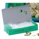 BOITE DE BOUGIES BLANCHES - HT 65 MM (x100)