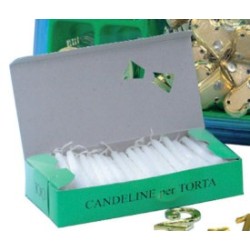 BOITE DE BOUGIES BLANCHES - HT 65 MM (x100)