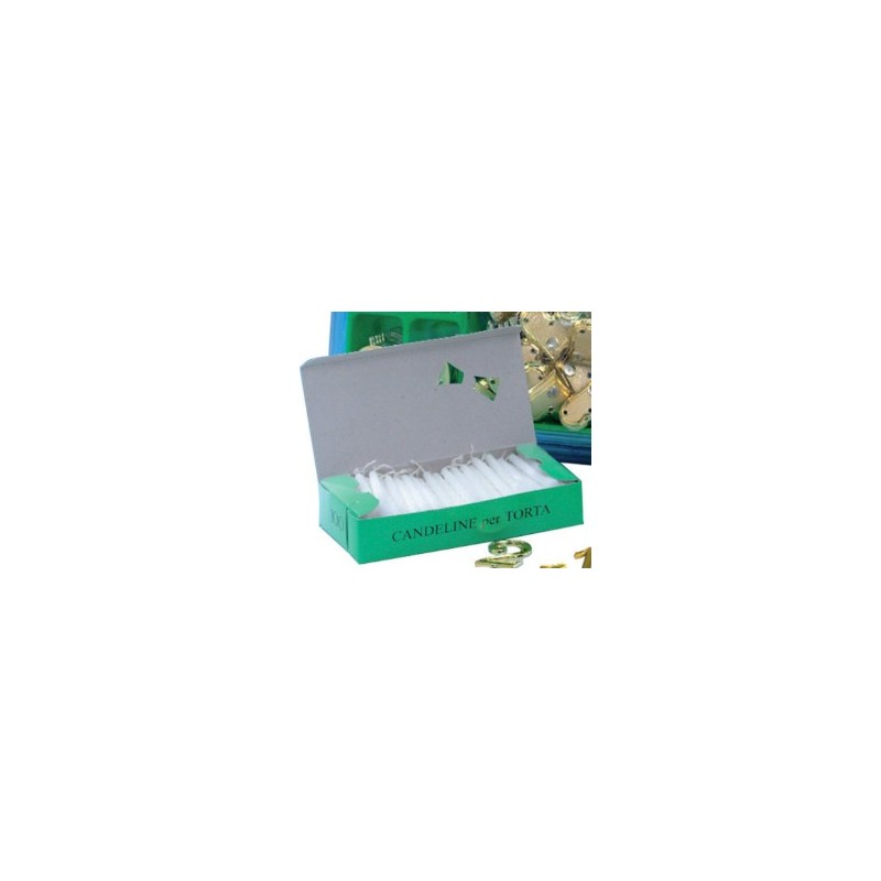 BOITE DE BOUGIES BLANCHES - HT 65 MM (x100)