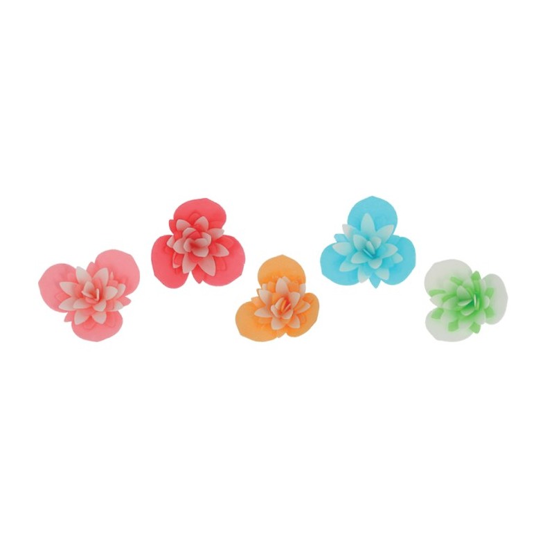 FLEUR SPRING ASSORTIE AZYME -  Ø 40 mm (x50)