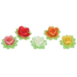 FLEUR ISA ASSORTIE AZYME -  Ø 45 mm (x50)