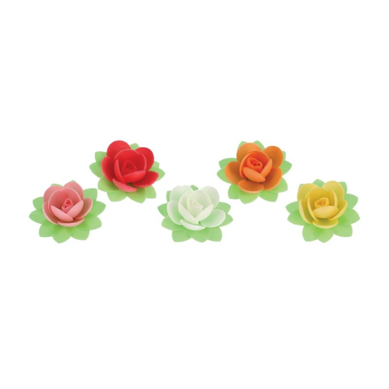 FLEUR ISA ASSORTIE AZYME -  Ø 45 mm (x50)