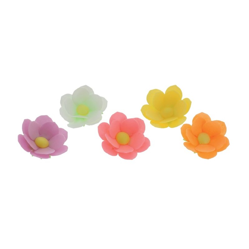 FLEUR NIMPHEA ASSORTIE AZYME -  Ø 60 mm (x35)