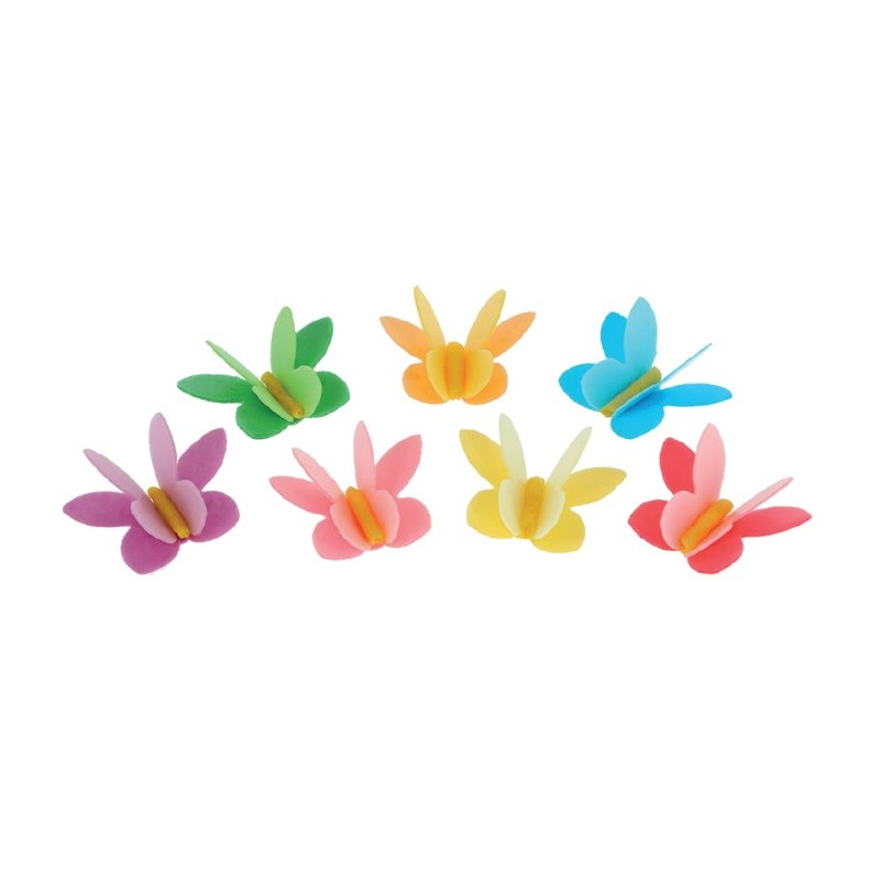 PAPILLON ASSORTIE AZYME - 36x30 mm (x80)