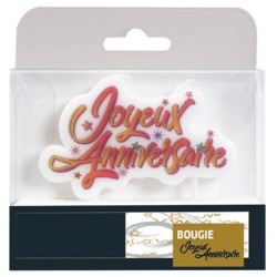 BOUGIE "JOYEUX ANNIVERSAIRE"