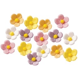DECOR SUCRE - FLEURS ASSORTIES - Ø 13 mm (x540)