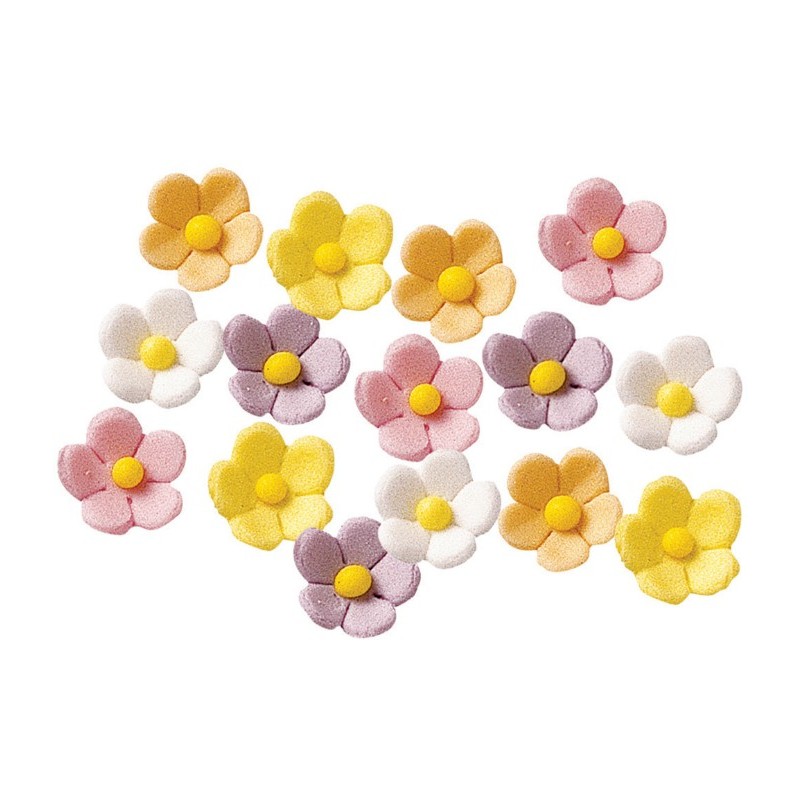 DECOR SUCRE - FLEURS ASSORTIES - Ø 13 mm (x540)