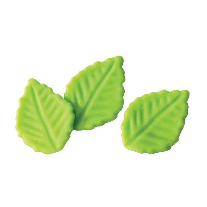 DECOR PÂTE D'AMANDE - FEUILLE PLATE - 40 mm (x200)