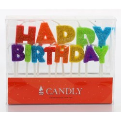 BOUGIES HAPPY BIRTHDAY
