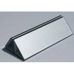 PIED SOCLE 150x40x75 mm Gris argent (lot de 3)