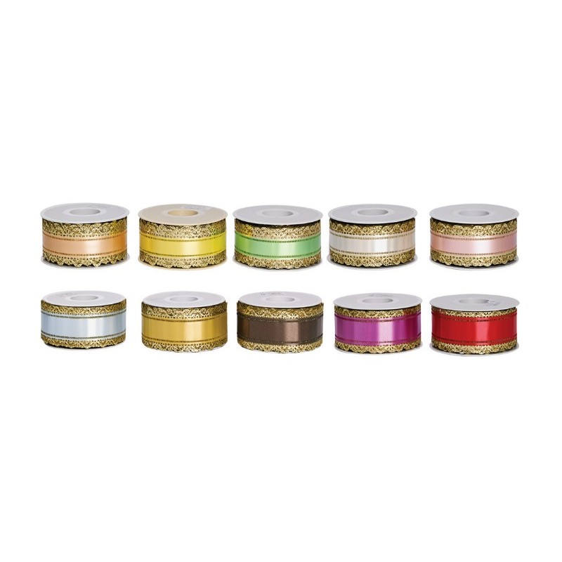 RUBAN DENTELLE OR - 40 MM