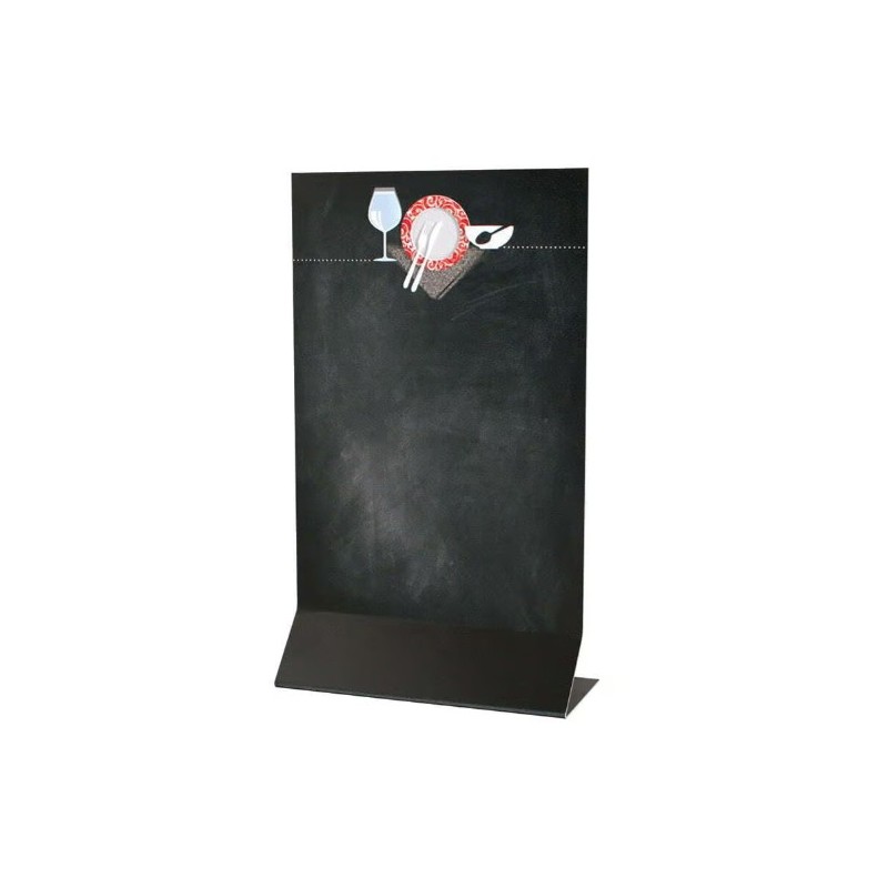 CHEVALET DE TABLE 150x250 mm Gino, R°/V°, 2 pliages (lot de 3)