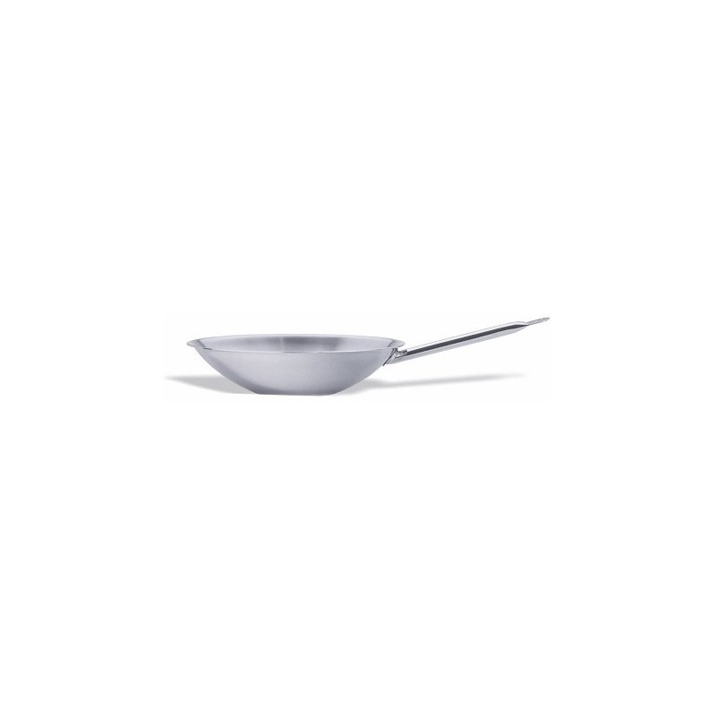 WOK INOX INDUCTION Ø 36 - FOND PLAT