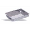 PLAT A ROTIR INOX ANSES TOMBANTES