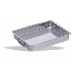 PLAT A ROTIR INOX ANSES TOMBANTES