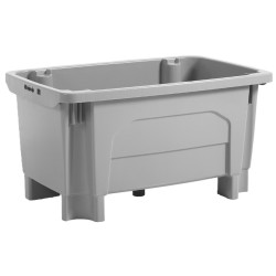 BAC GRAND VOLUME SUR PIEDS EMPILABLE/EMBOITABLE - 300 L - GRIS