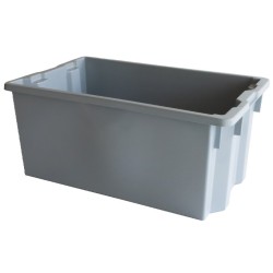 BAC PLEIN RENFORCE EMPILABLE/EMBOITABLE 70 L - 750X460X310 - GRIS