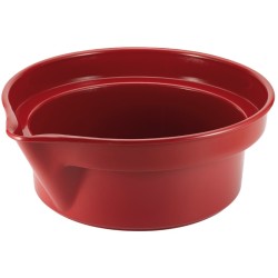 BAQUET DE SOUTIRAGE 17 L - 480 x 435 ht 175 mm - BORDEAUX