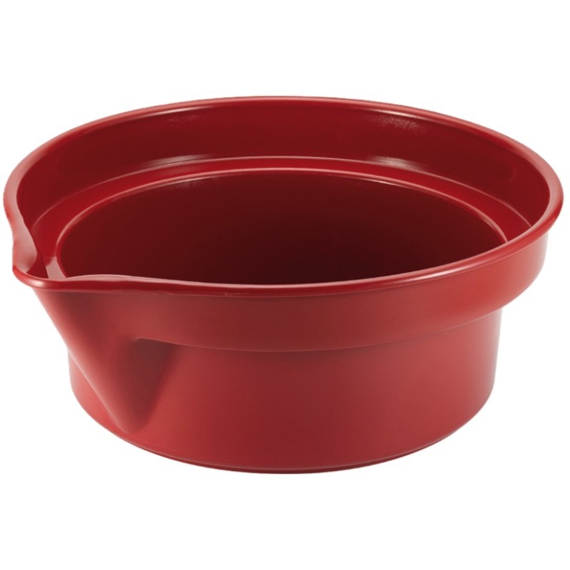 BAQUET DE SOUTIRAGE 17 L - 480 x 435 ht 175 mm - BORDEAUX
