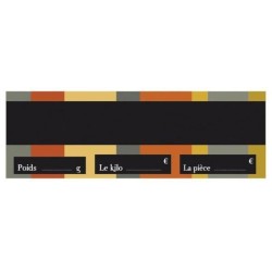 BANDE PANETIERE BOULANGERIE "MEUNIER" - 15x5 cm (lot de 10)