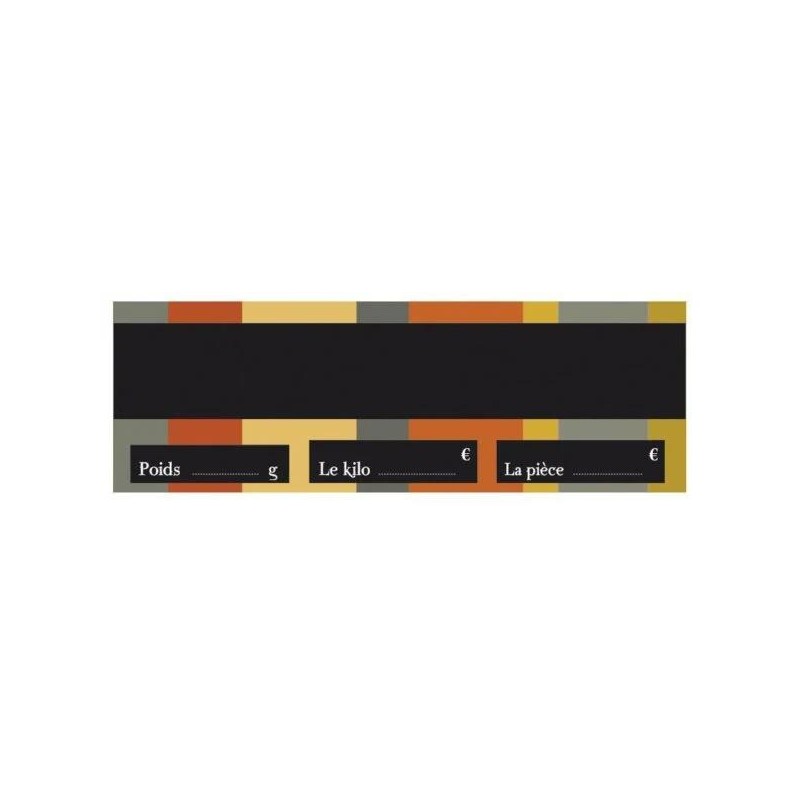 BANDE PANETIERE BOULANGERIE "MEUNIER" - 15x5 cm (lot de 10)